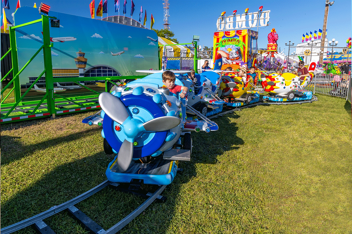 Mega Pass & Rides! 65 Plane Train small